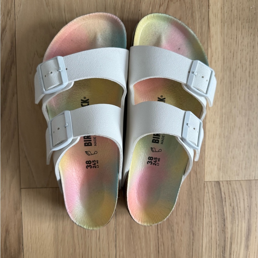 Birkenstock Arizona Vegan Birko Flor Birkibuc Sandals